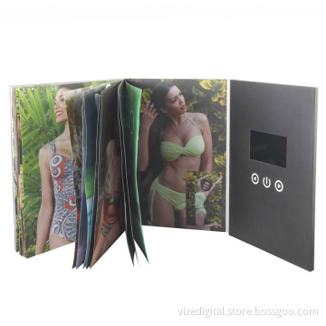 Full Print Video Brochure in Magazine